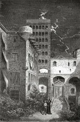 Barcelona Prison of Inquisition, illustration from 